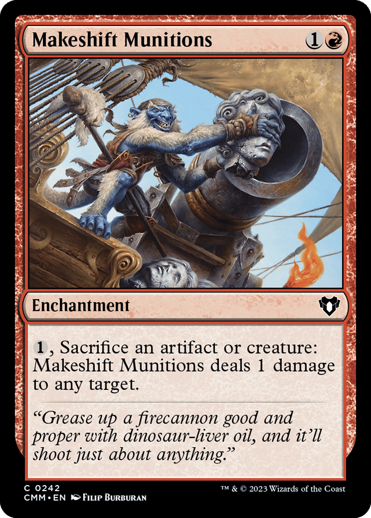 Makeshift Munitions — Commander Masters — Magic: The Gathering