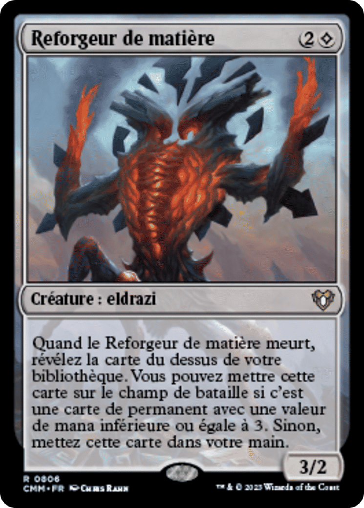 Reforgeur de matière — Commander Masters — Magic: The Gathering
