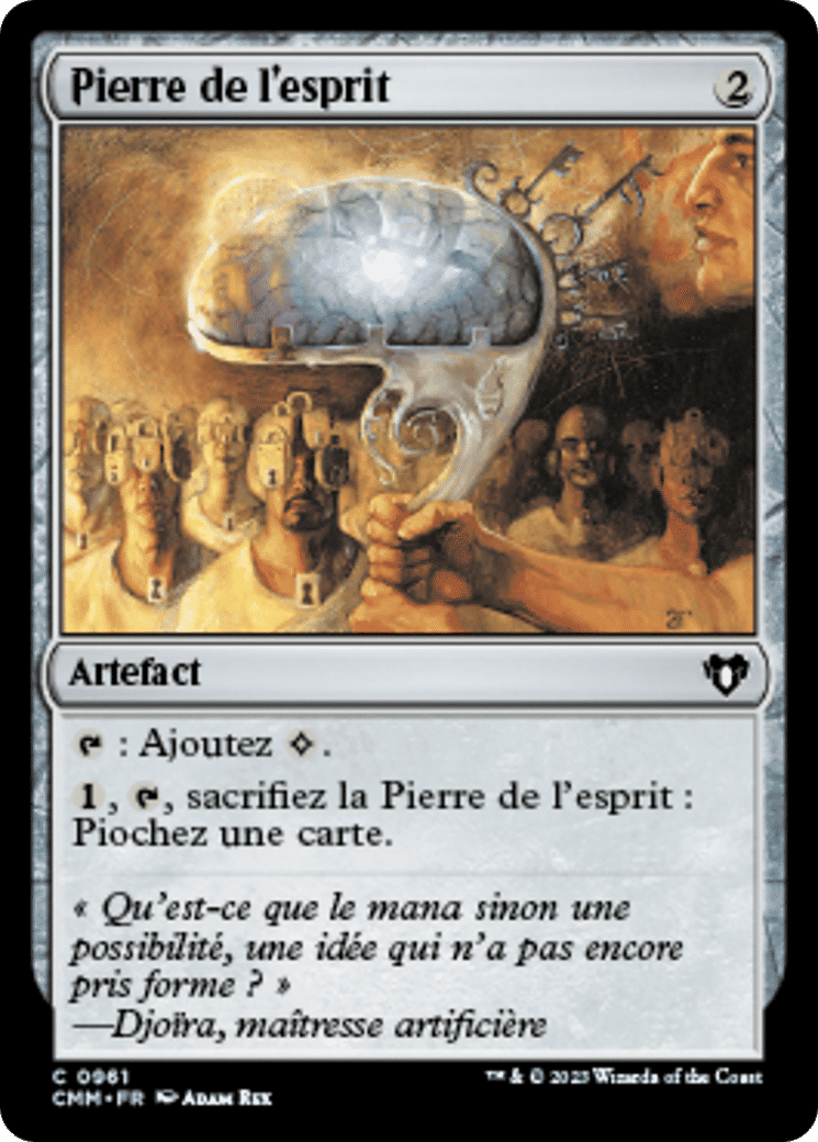 Pierre de l'esprit — Commander Masters — Magic: The Gathering