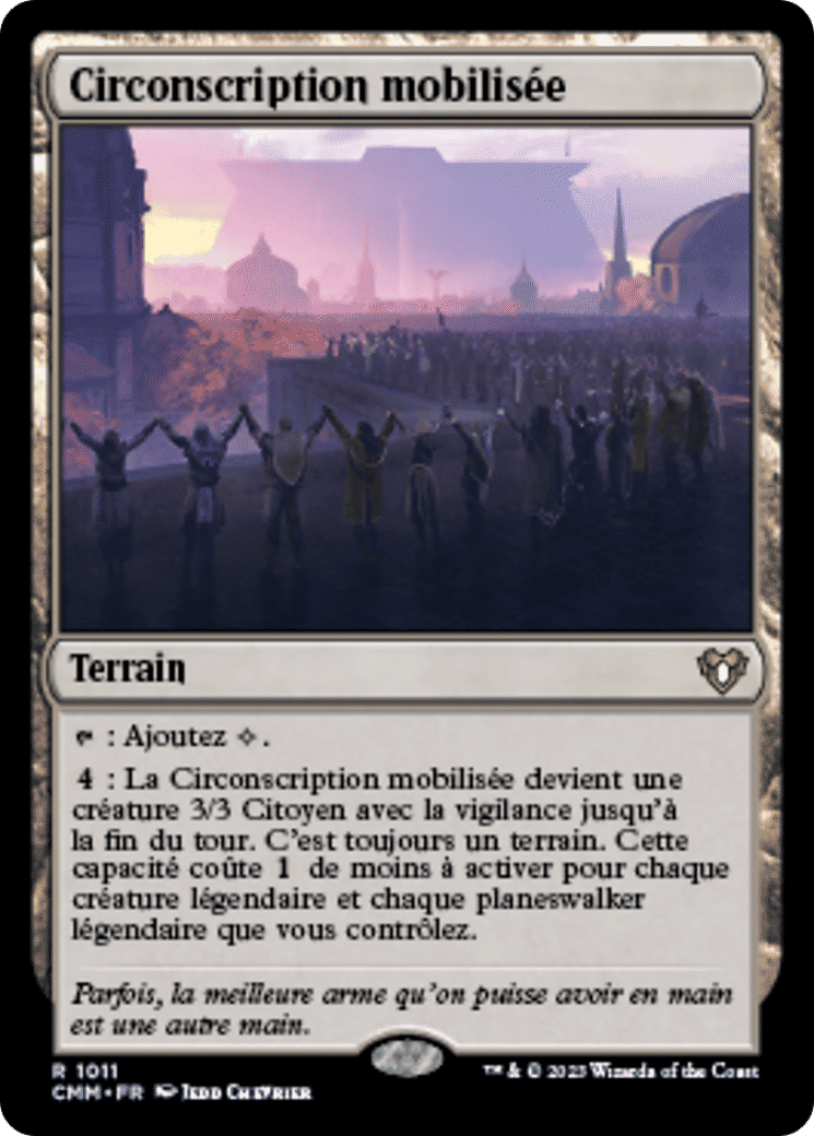 Circonscription mobilisée — Commander Masters — Magic: The Gathering