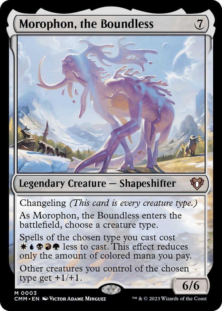 Morophon, the Boundless — Commander Masters — Magic: The Gathering