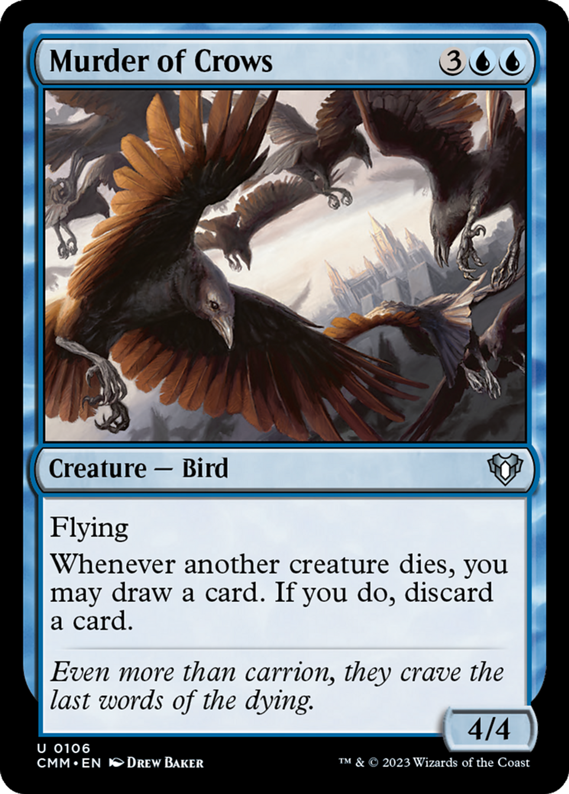 Volée de corneilles — Commander Masters — Magic: The Gathering