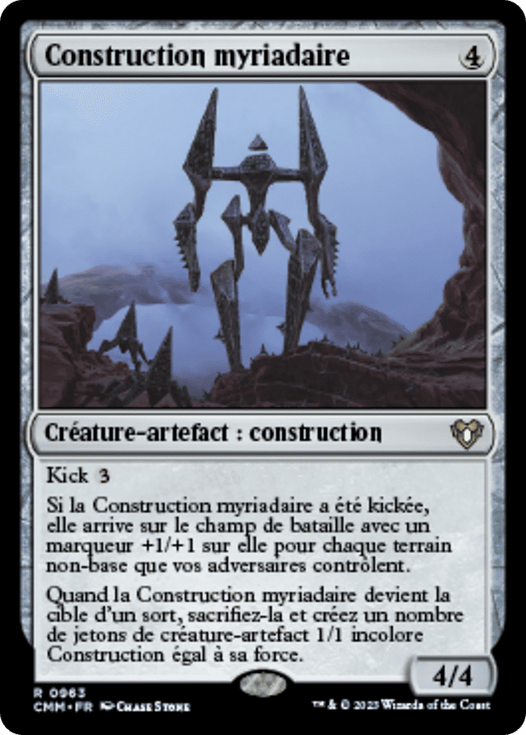 Construction myriadaire — Commander Masters — Magic: The Gathering