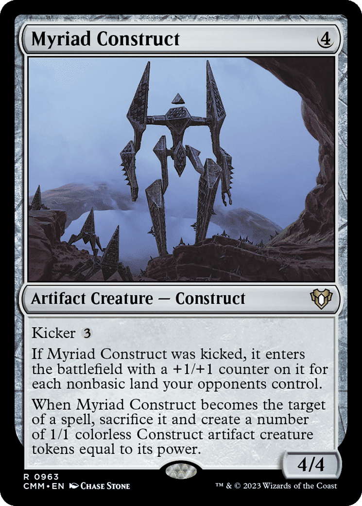 Myriad Construct — Commander Masters — Magic: The Gathering