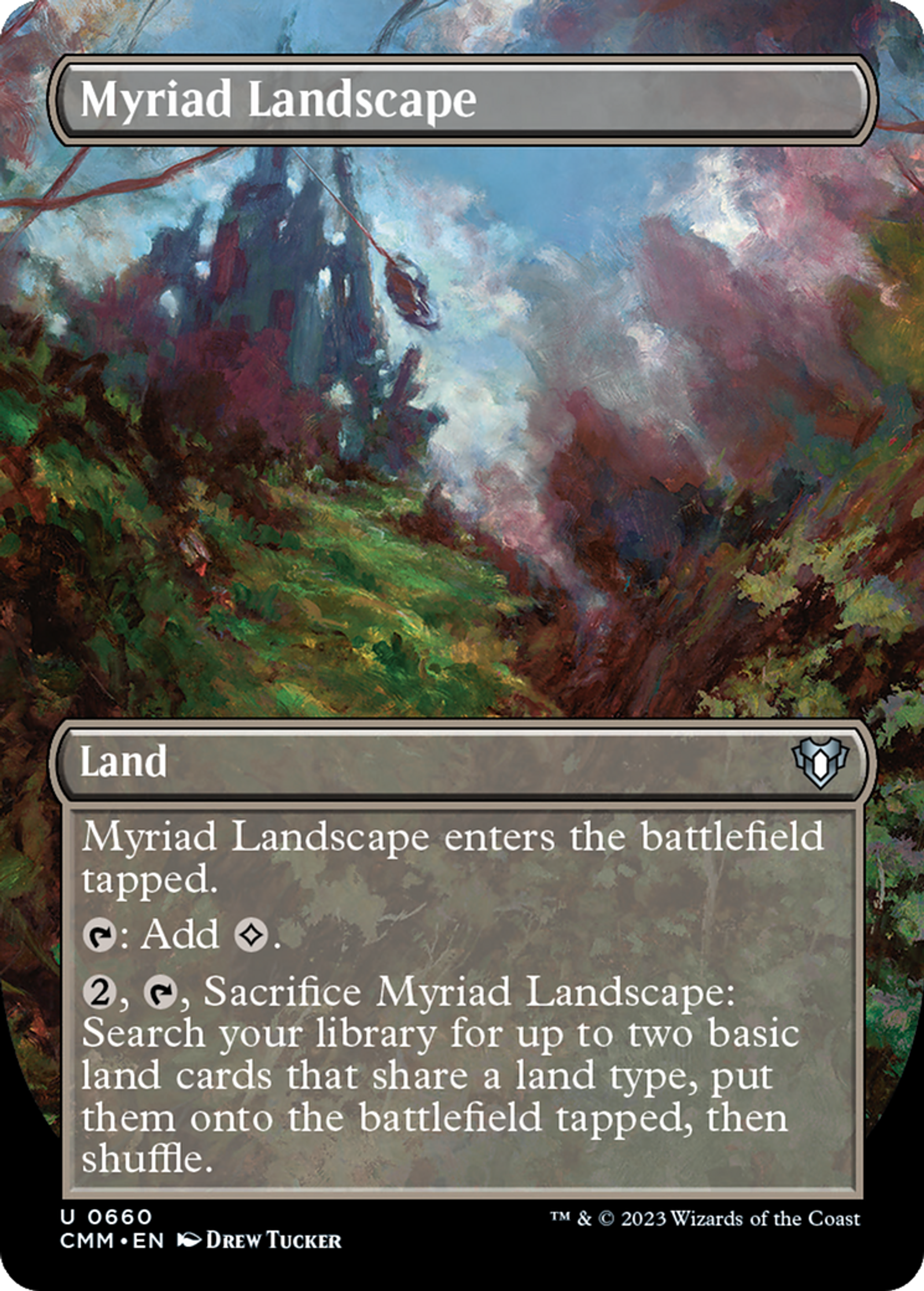 Myriad Landscape — Commander Masters — Magic: The Gathering