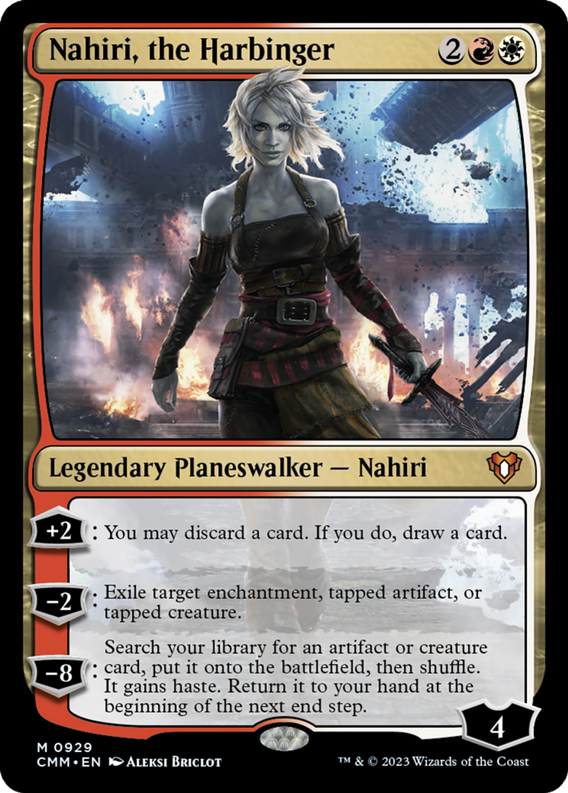 Nahiri, the Harbinger — Commander Masters — Magic: The Gathering