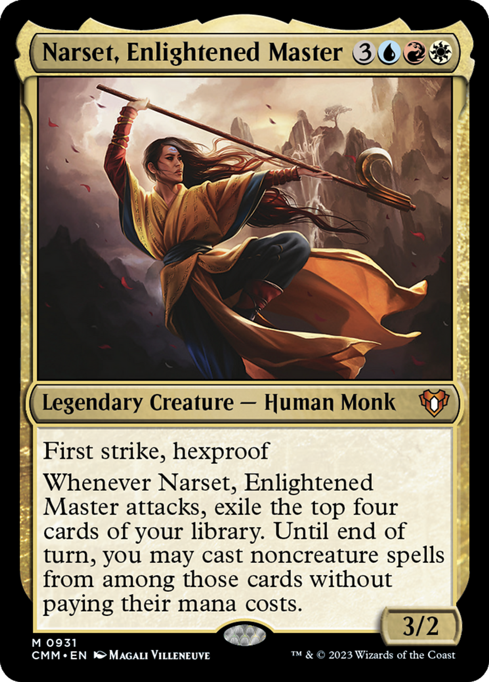 Narset, Enlightened Master — Commander Masters — Magic: The Gathering
