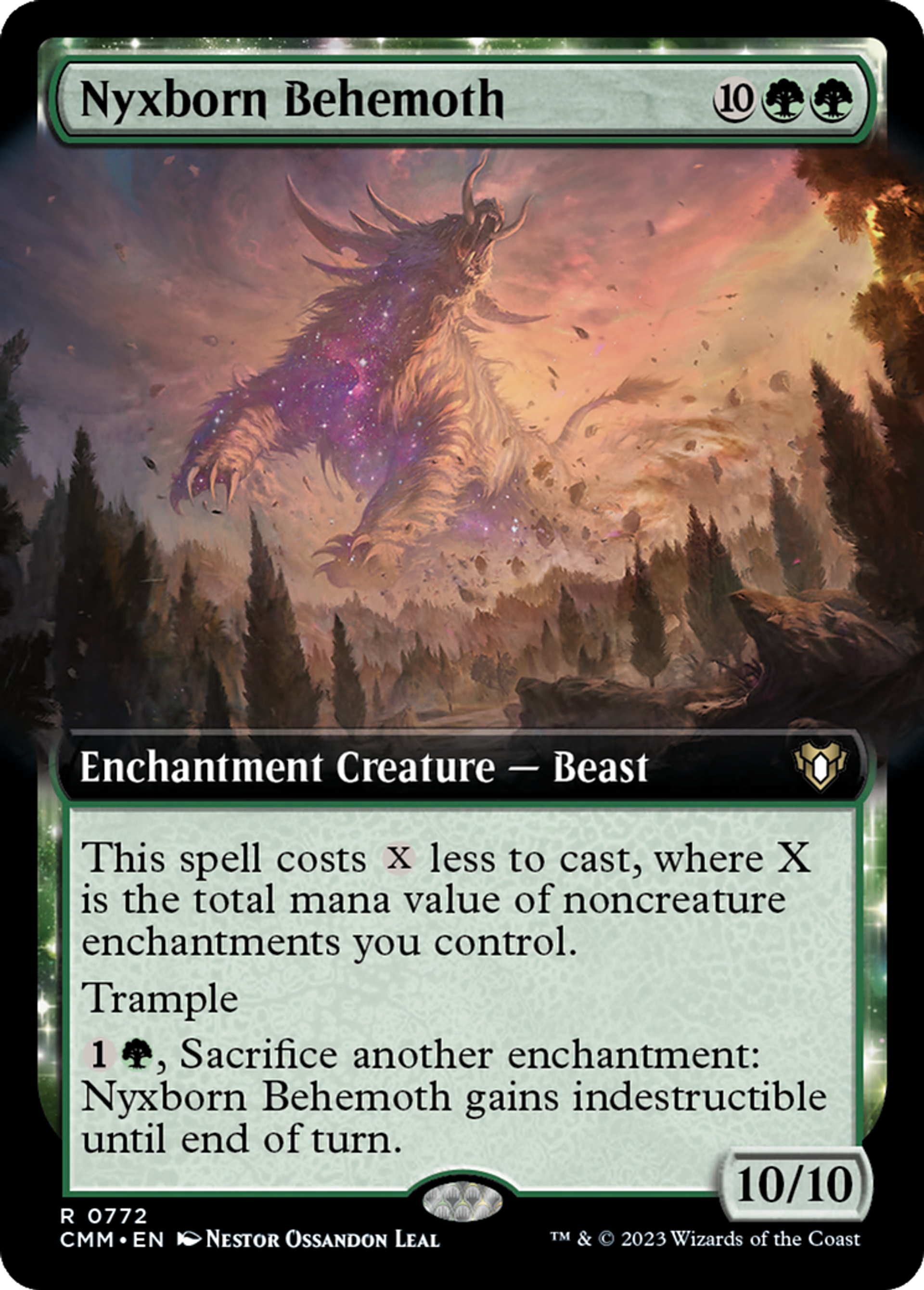 Nyxborn Behemoth — Commander Masters — Magic: The Gathering