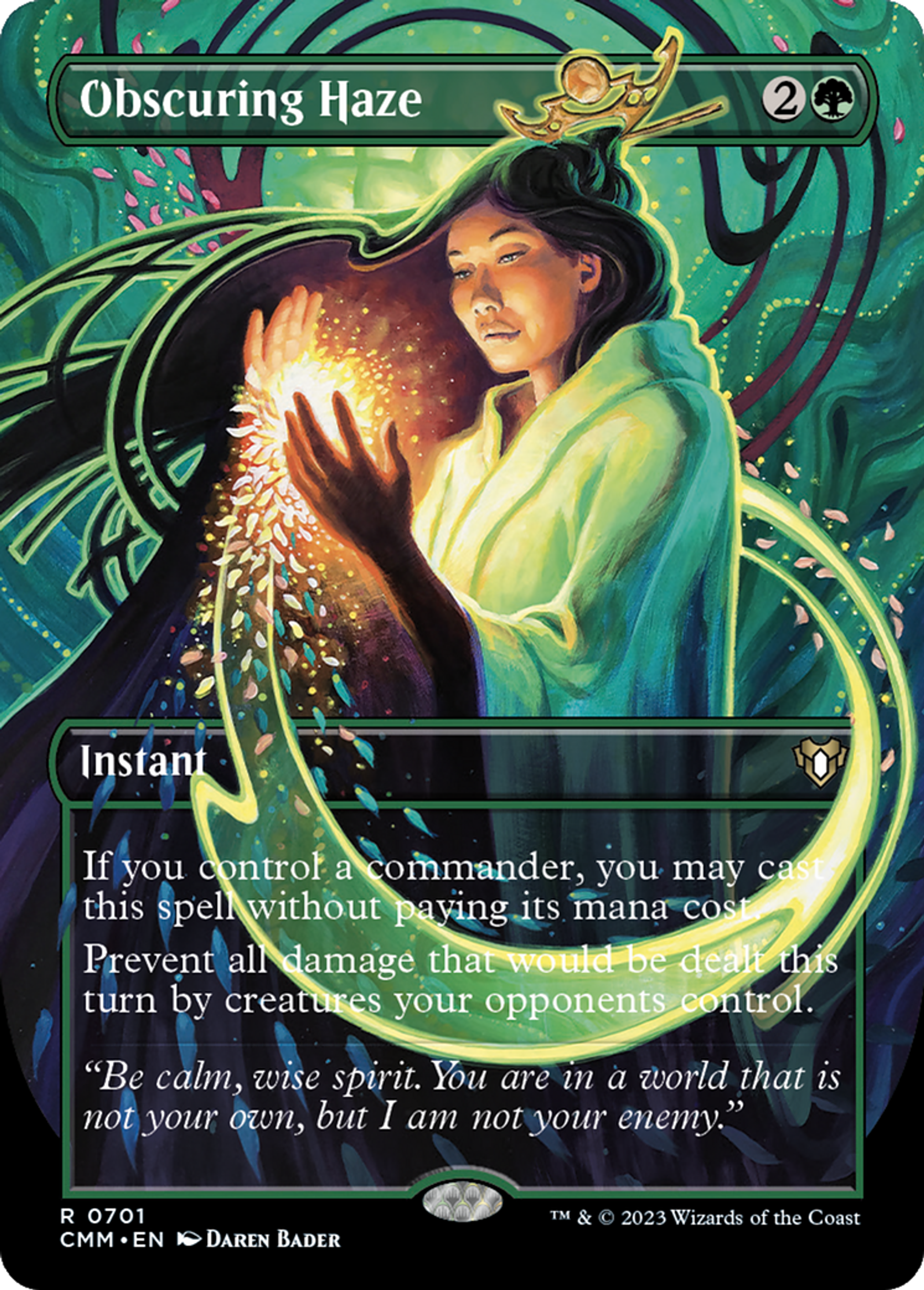 Brume obscurcissante — Commander Masters — Magic: The Gathering