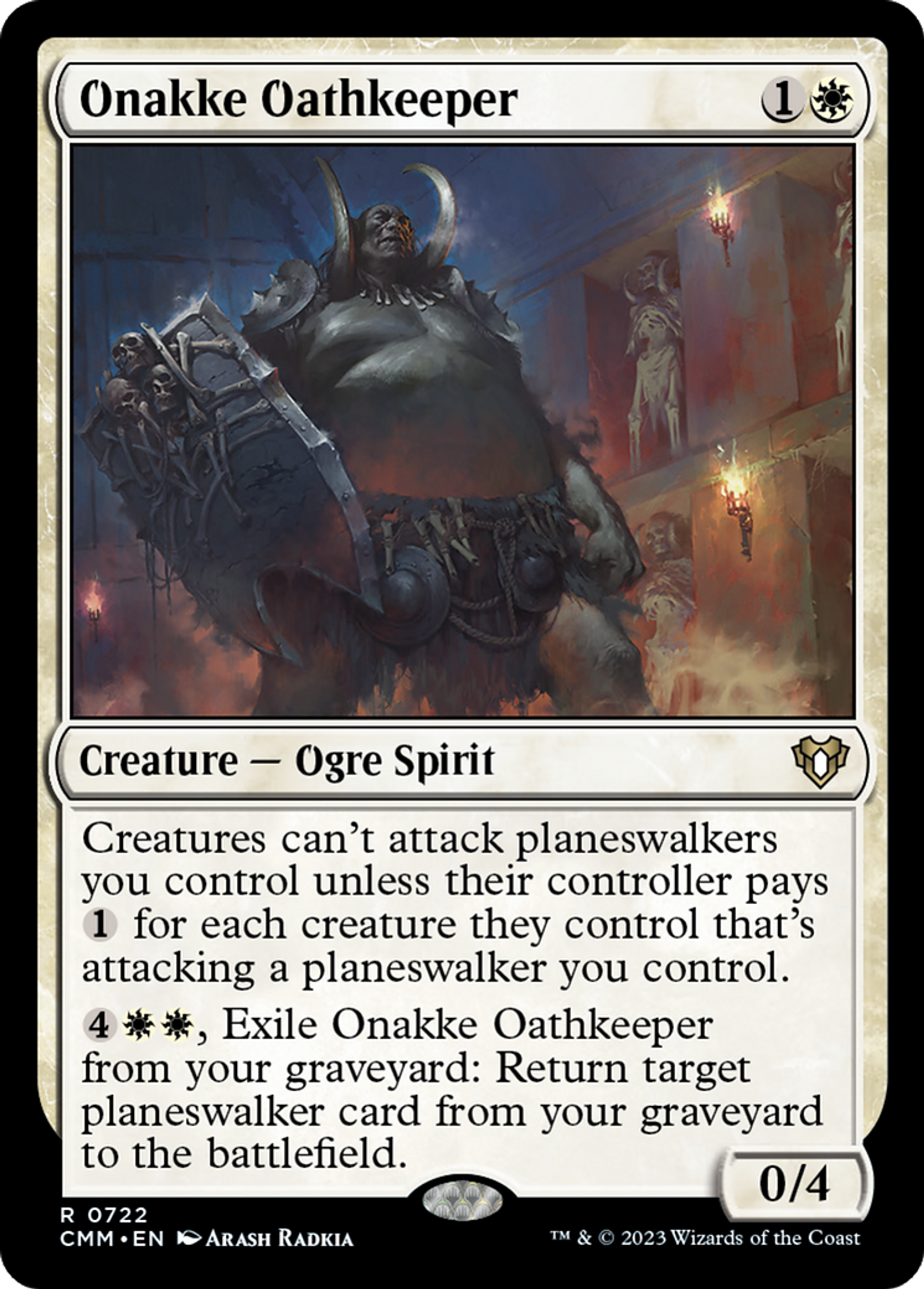 Onakke Oathkeeper — Commander Masters — Magic: The Gathering
