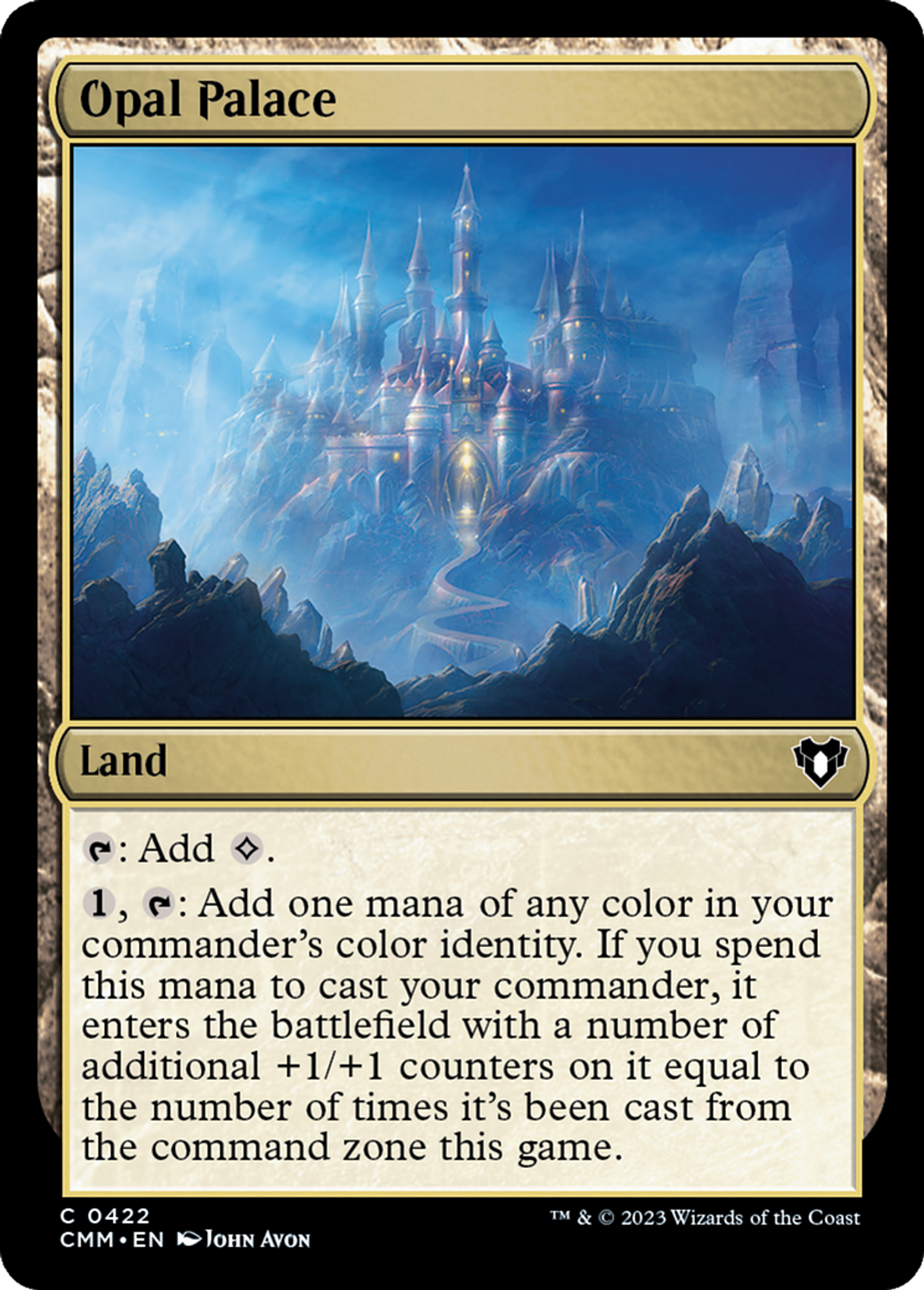 Palais d'opale — Commander Masters — Magic: The Gathering