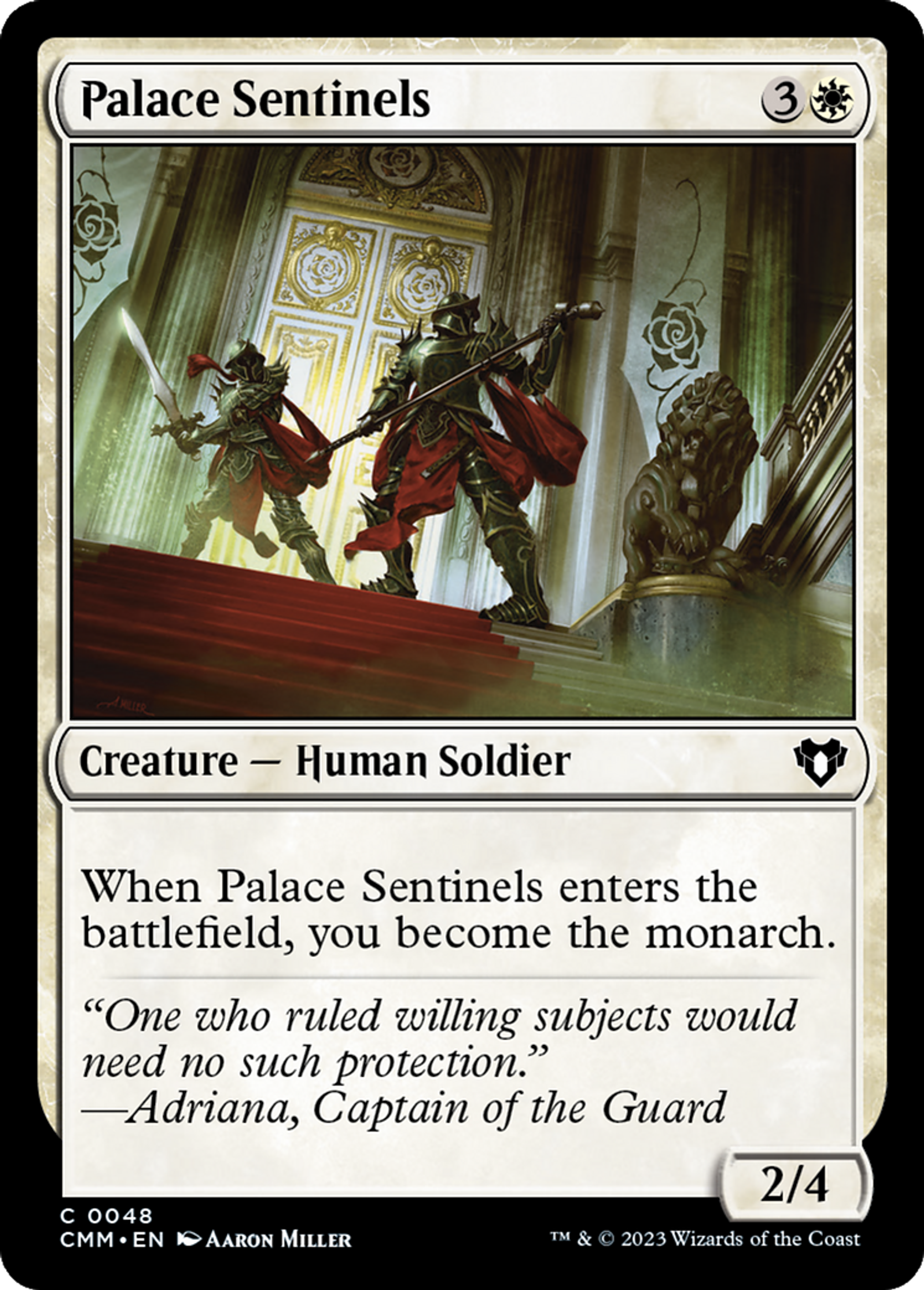 Sentinelles du palais — Commander Masters — Magic: The Gathering
