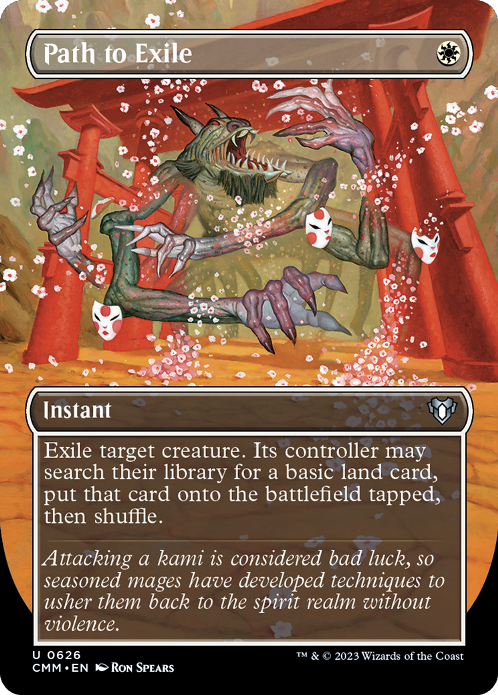Path to Exile — Commander Masters — Magic: The Gathering