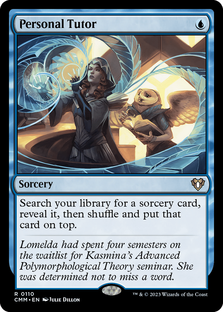 Personal Tutor — Commander Masters — Magic: The Gathering