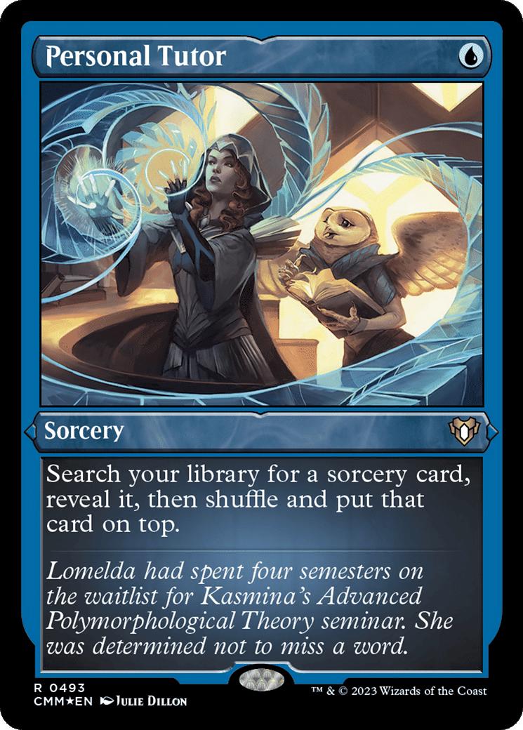 Personal Tutor — Commander Masters — Magic: The Gathering
