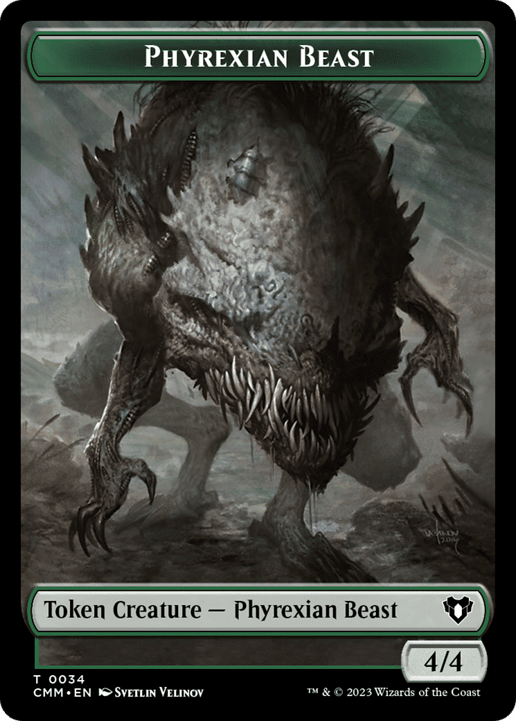 Phyrexian Beast — Commander Masters — Magic: The Gathering