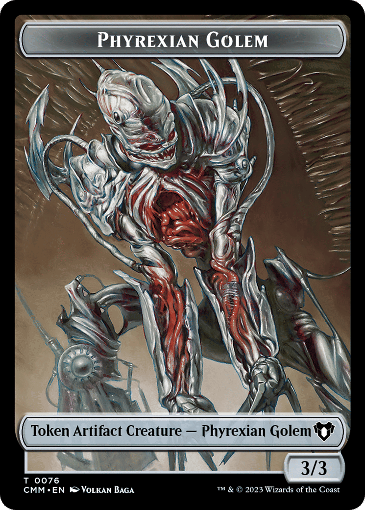 Phyrexian Golem — Commander Masters — Magic: The Gathering