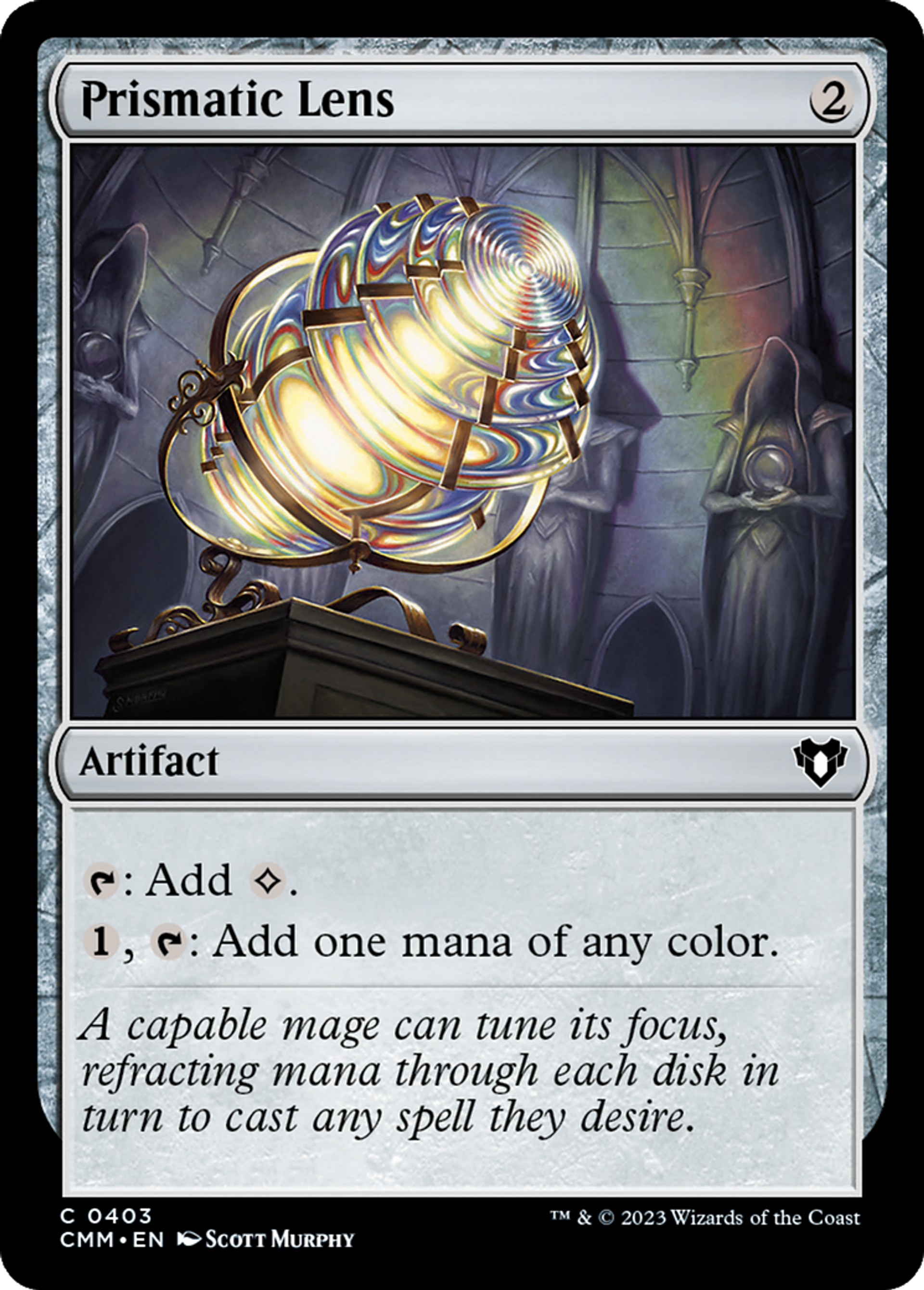Prismatic Lens — Commander Masters — Magic: The Gathering