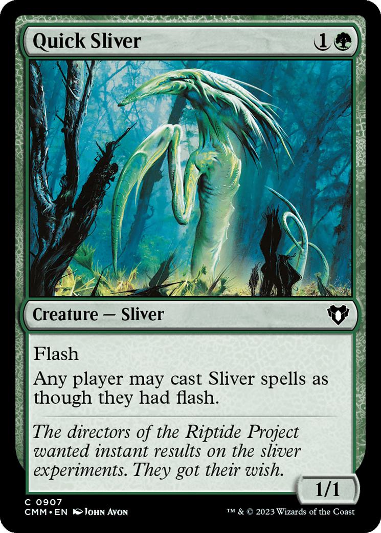 Quick Sliver — Commander Masters — Magic: The Gathering
