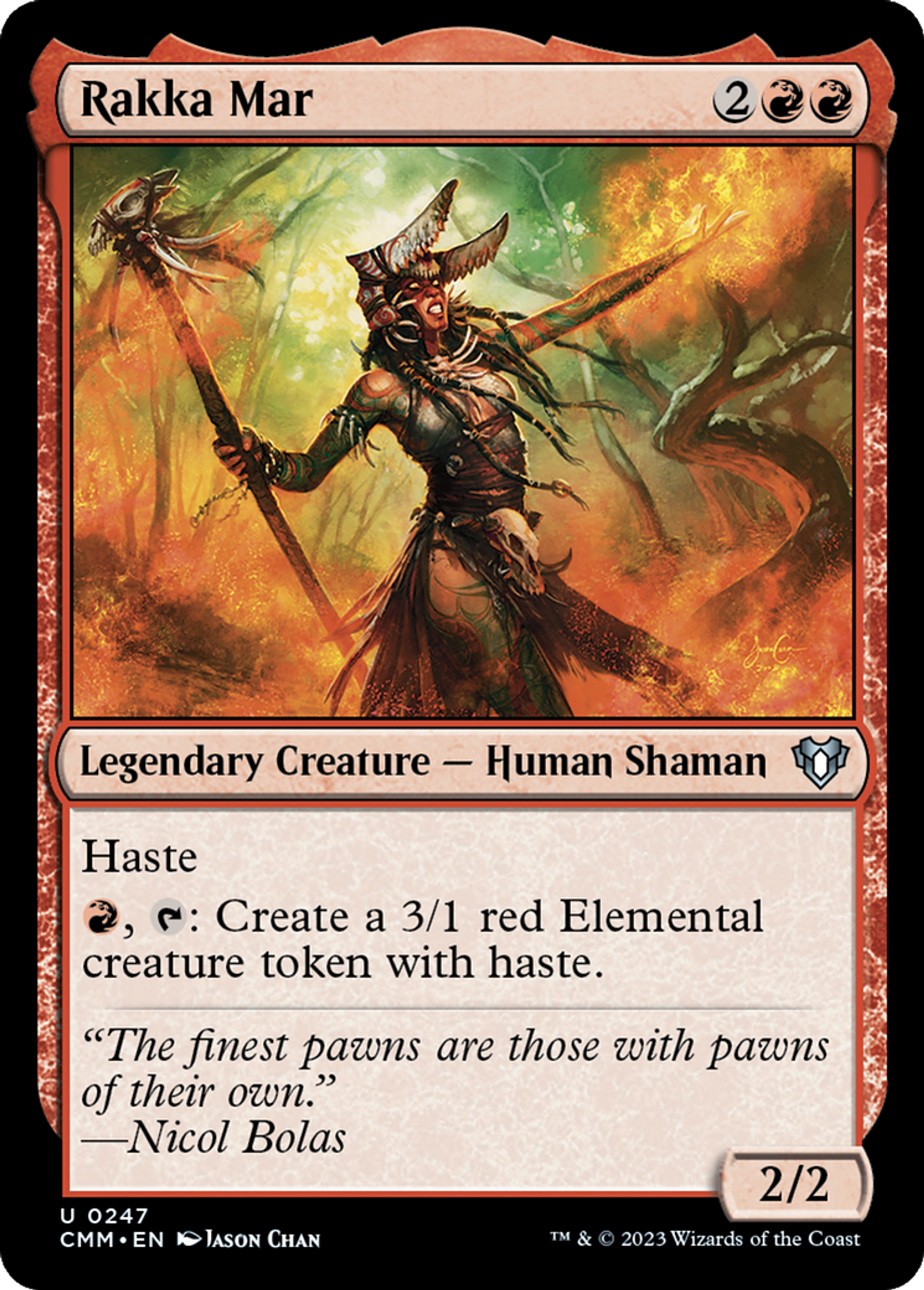 Rakka Mar — Commander Masters — Magic: The Gathering