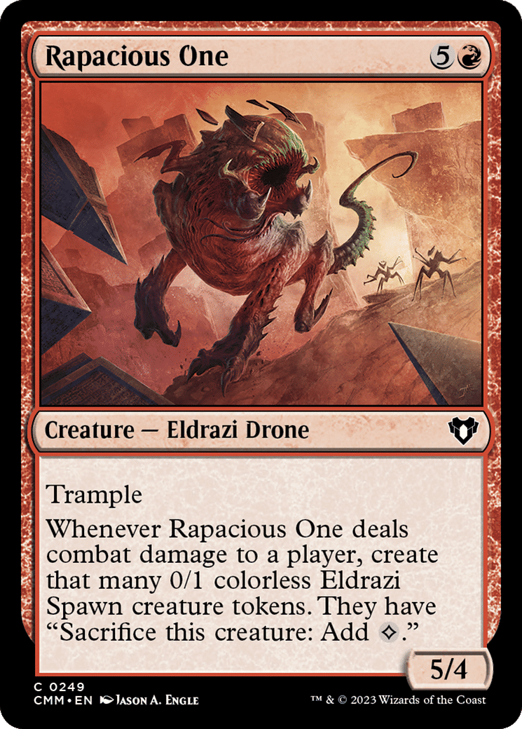 Rapacious One — Commander Masters — Magic: The Gathering