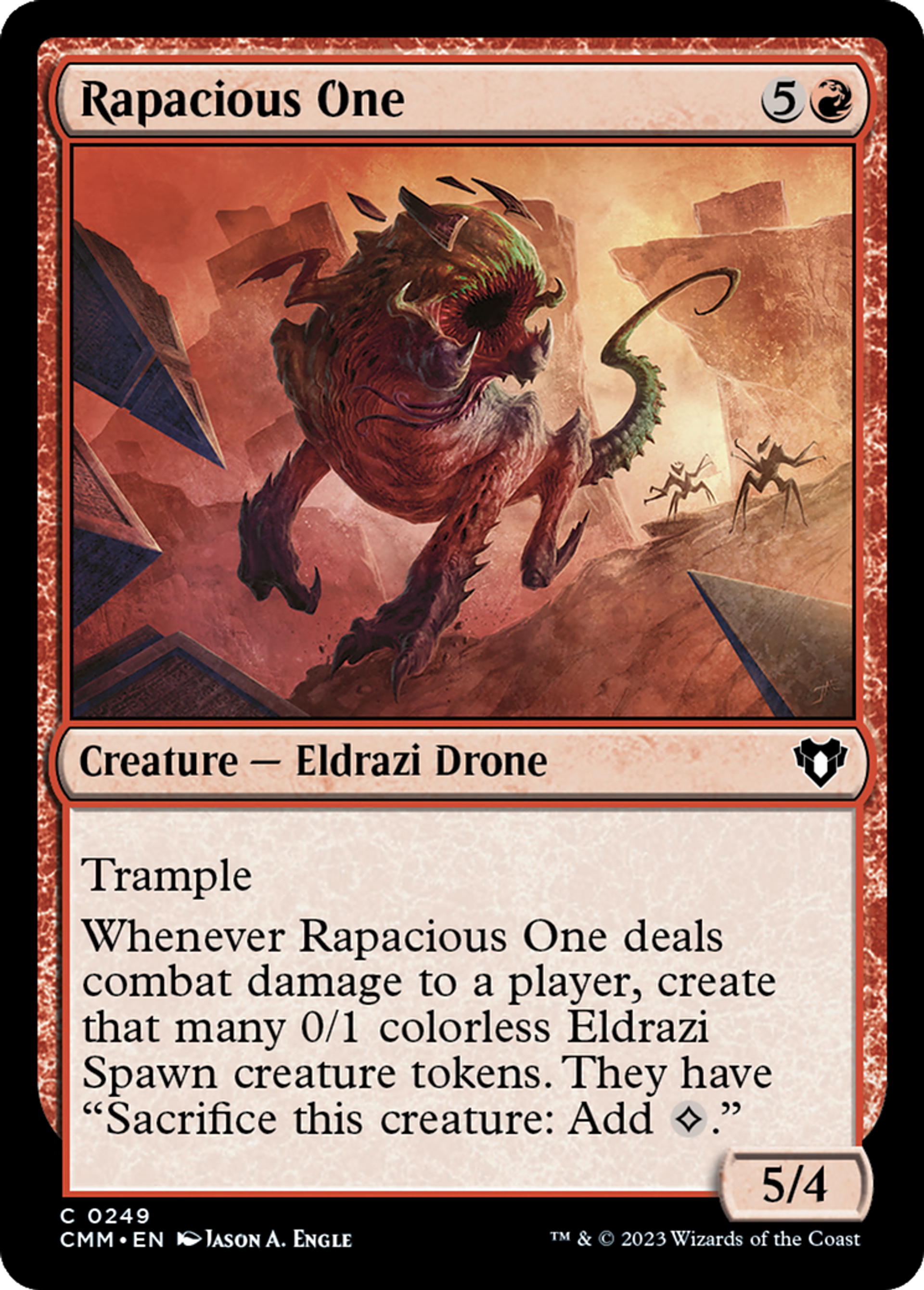 Rapacious One — Commander Masters — Magic: The Gathering