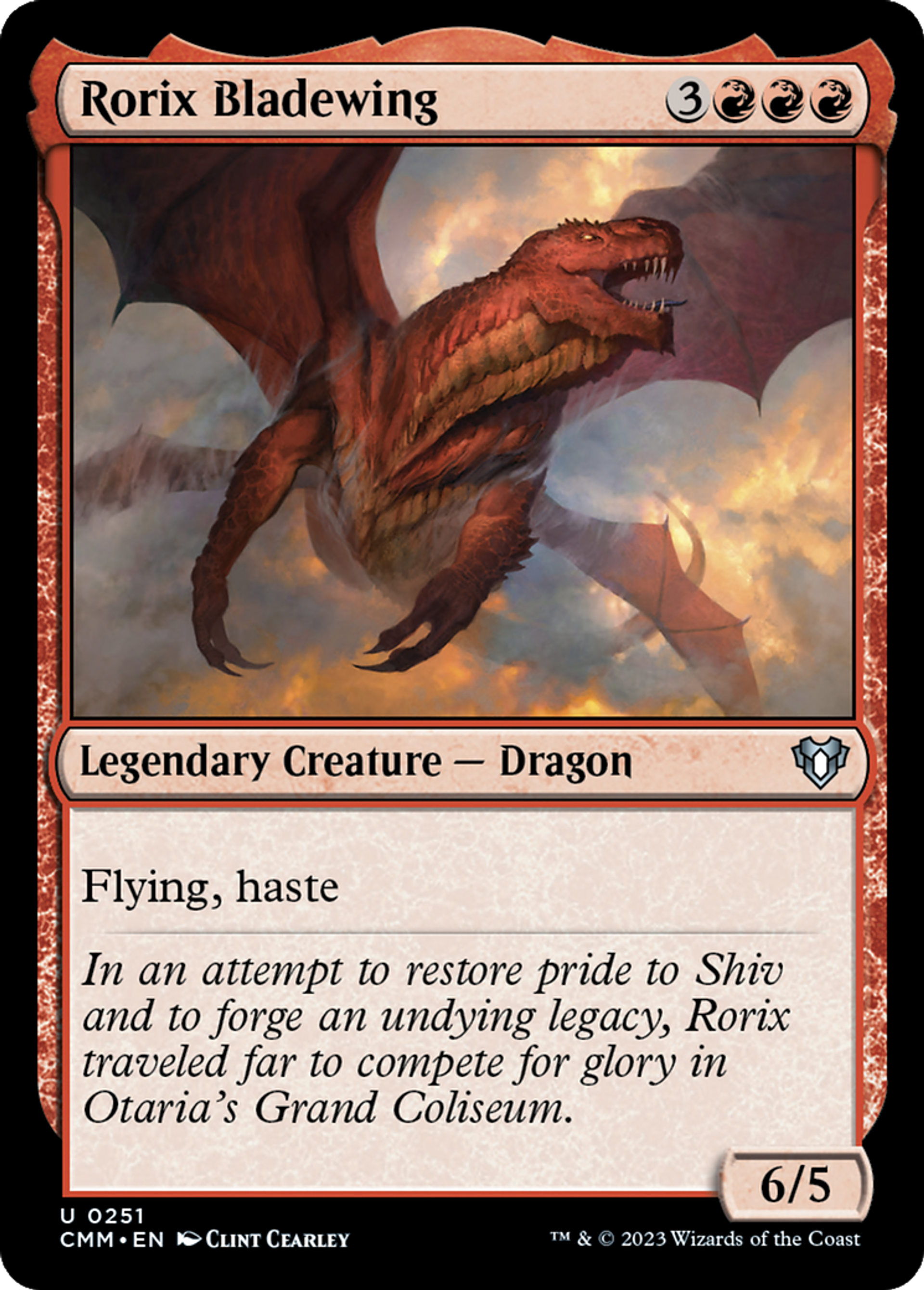 Rorix Bladewing — Commander Masters — Magic: The Gathering