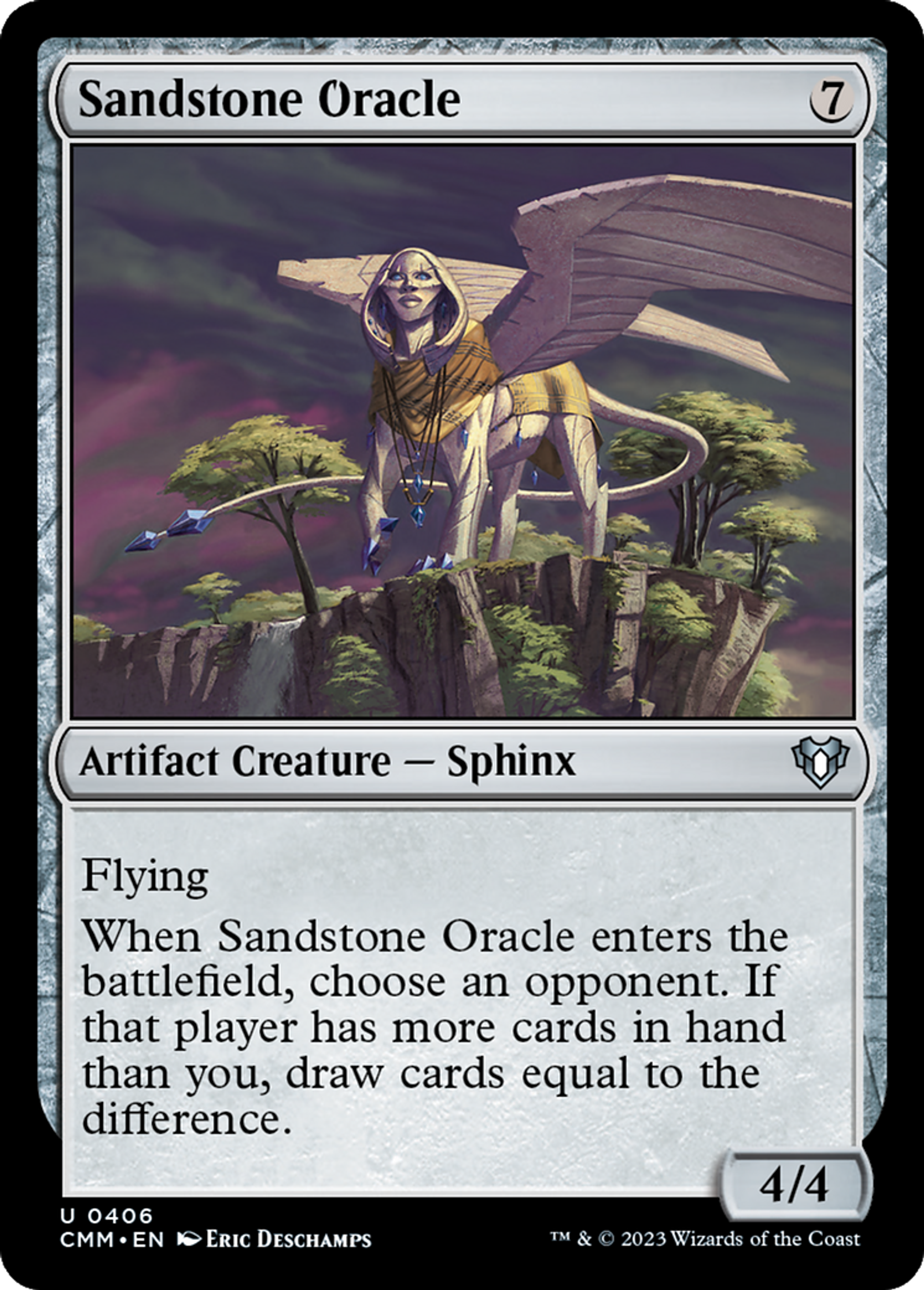 Sandstone Oracle — Commander Masters — Magic: The Gathering