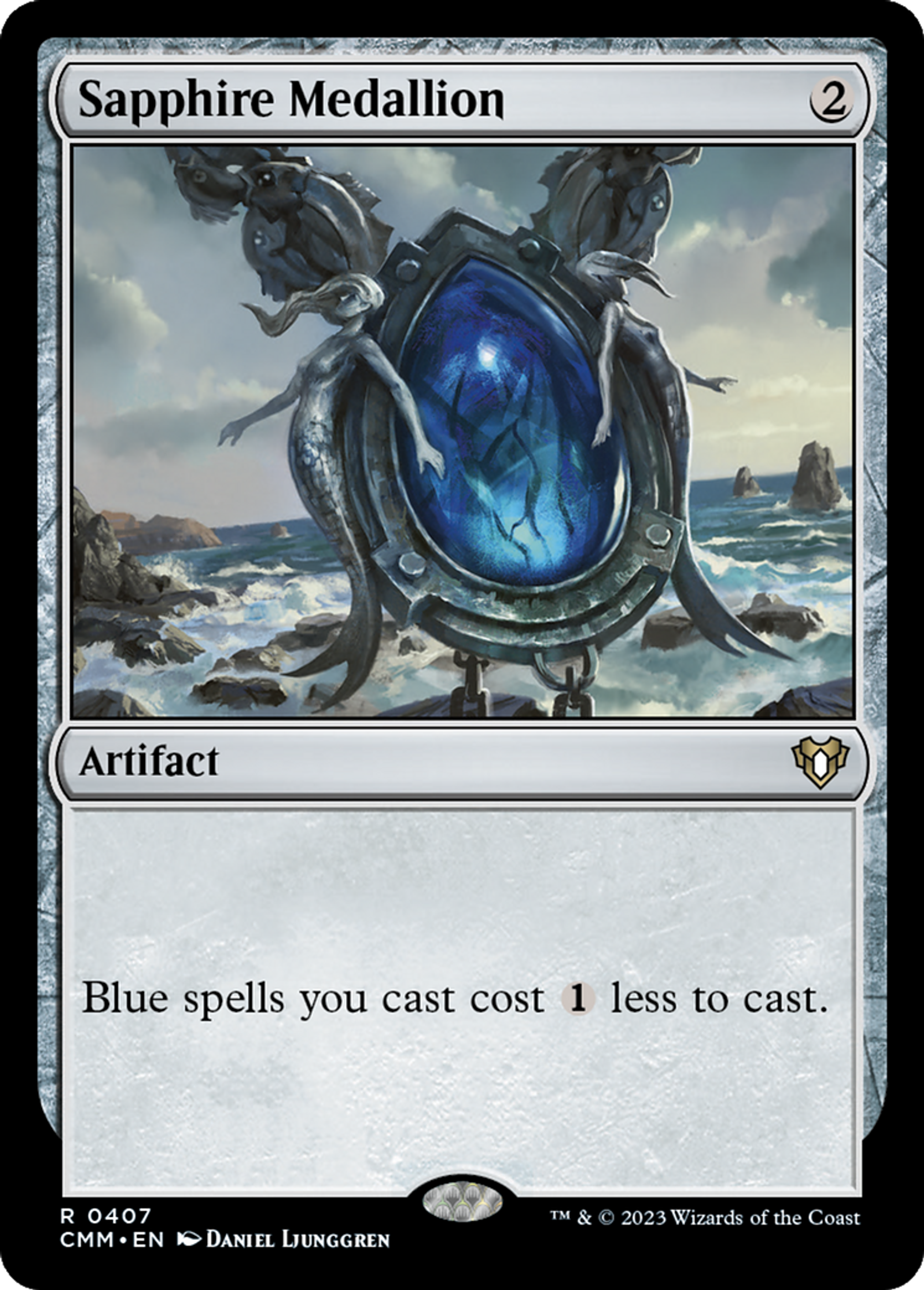 Médaillon de saphir — Commander Masters — Magic: The Gathering