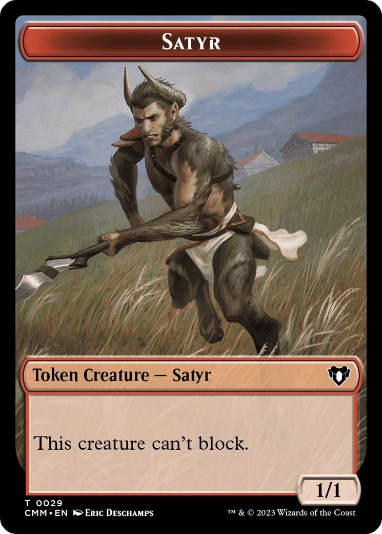 Satyr — Commander Masters — Magic: The Gathering