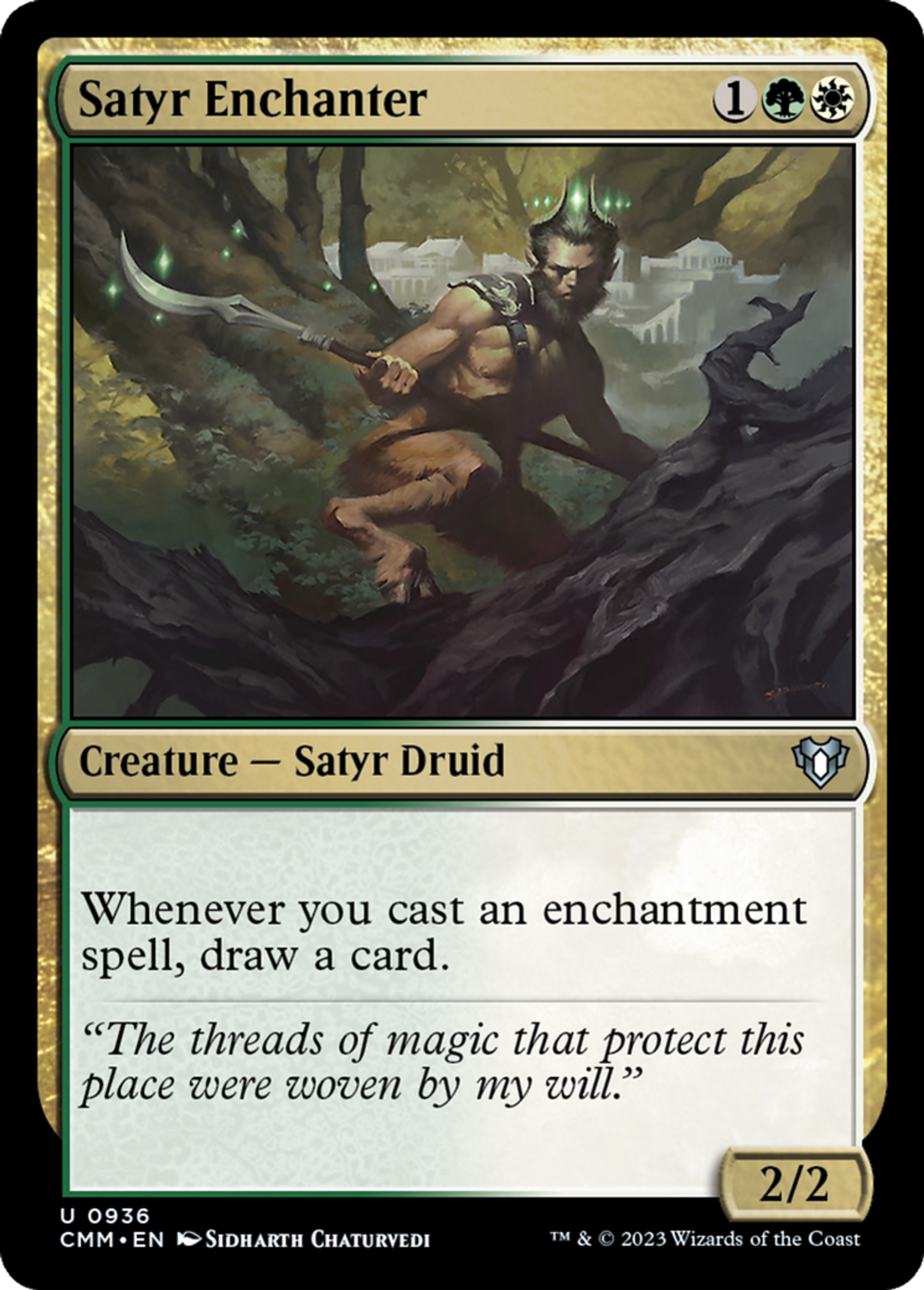Satyr Enchanter — Commander Masters — Magic: The Gathering