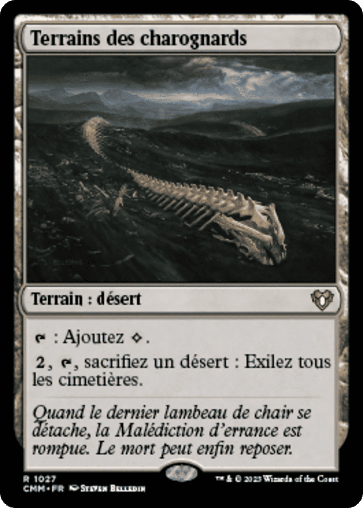 Terrains des charognards — Commander Masters — Magic: The Gathering