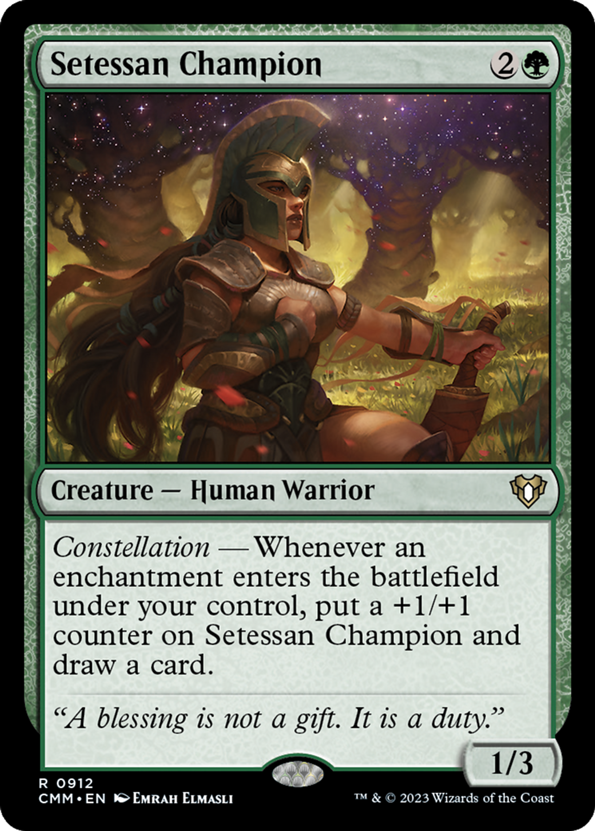 Setessan Champion — Commander Masters — Magic: The Gathering