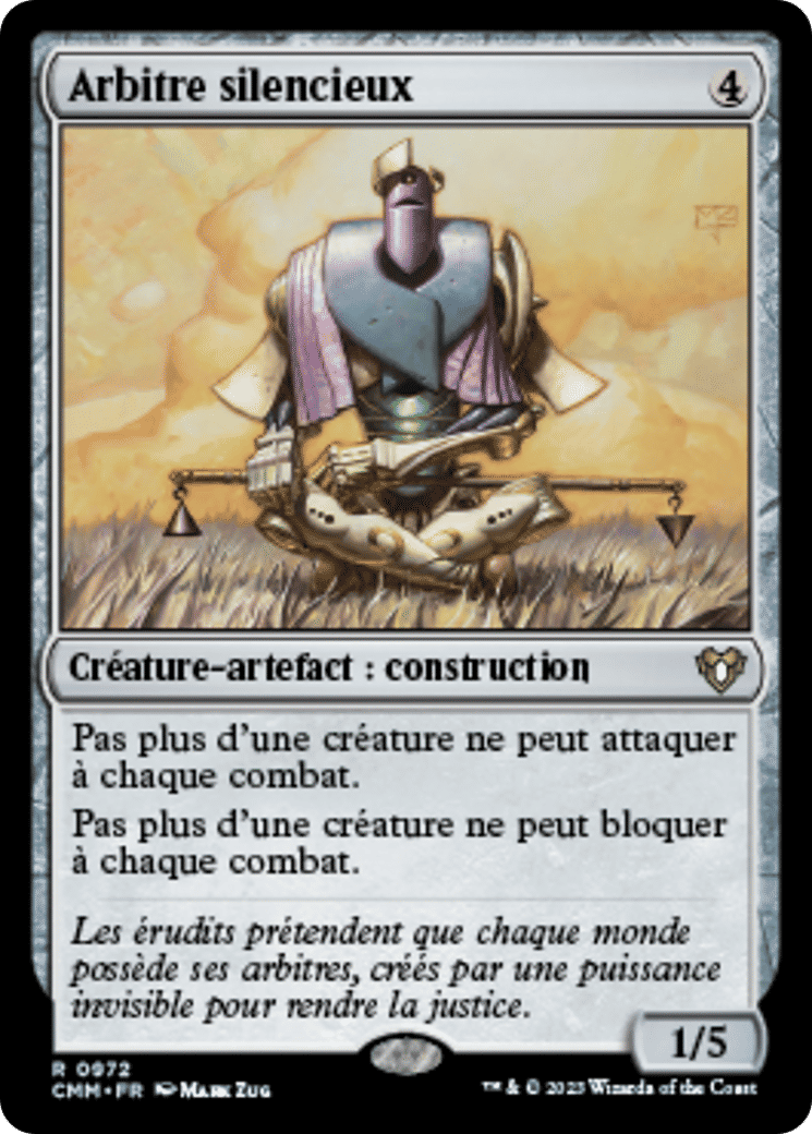 Arbitre silencieux — Commander Masters — Magic: The Gathering