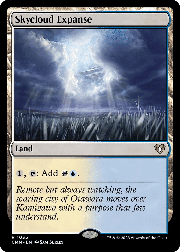 Skycloud Expanse — Commander Masters — Magic: The Gathering
