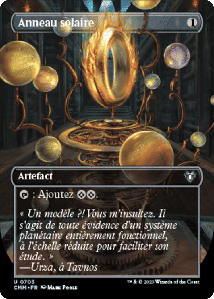Anneau solaire — Commander Masters — Magic: The Gathering
