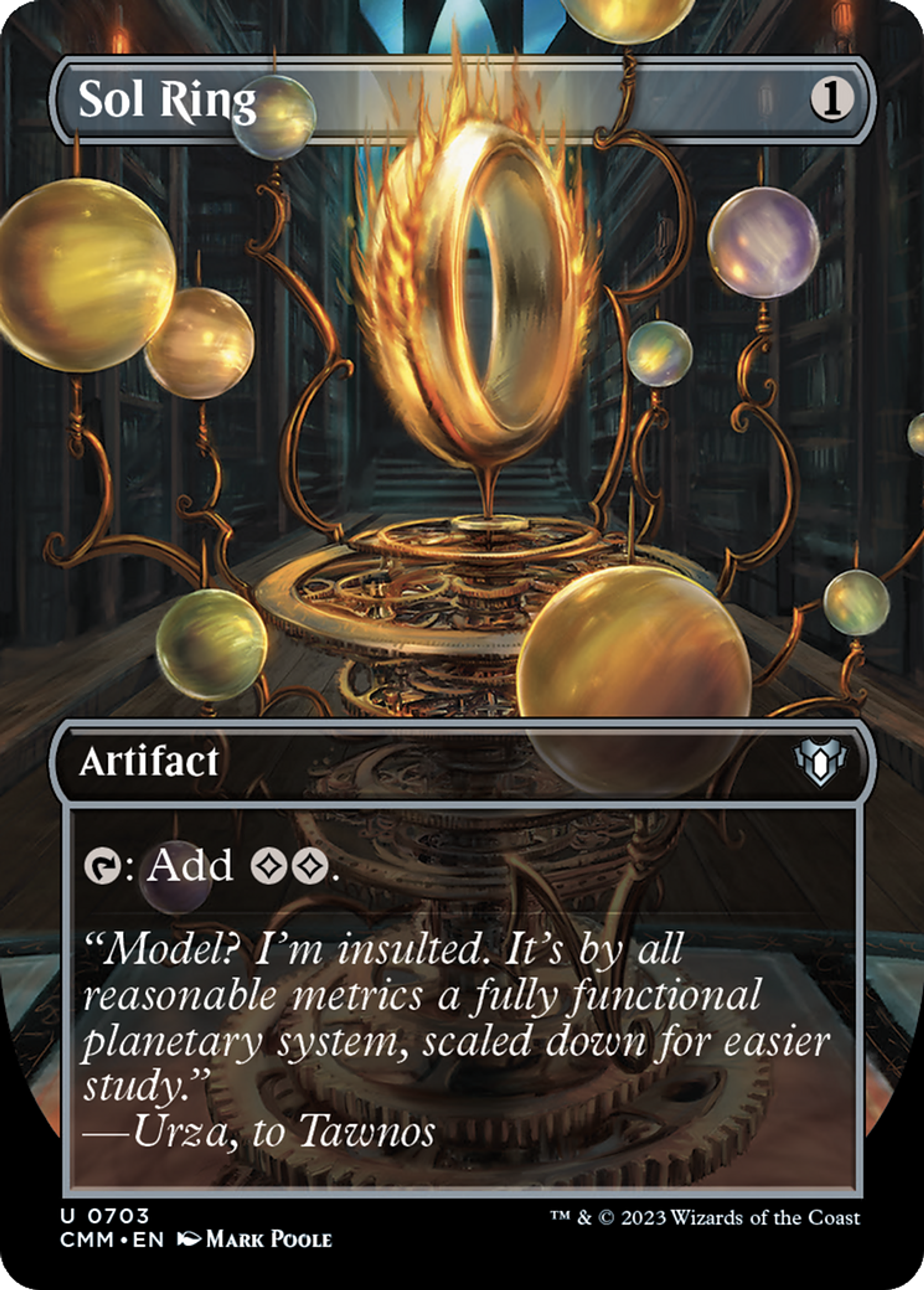 Anneau solaire — Commander Masters — Magic: The Gathering