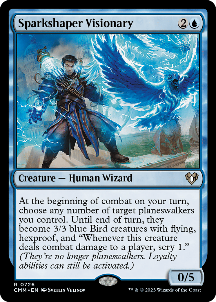 Sparkshaper Visionary — Commander Masters — Magic: The Gathering
