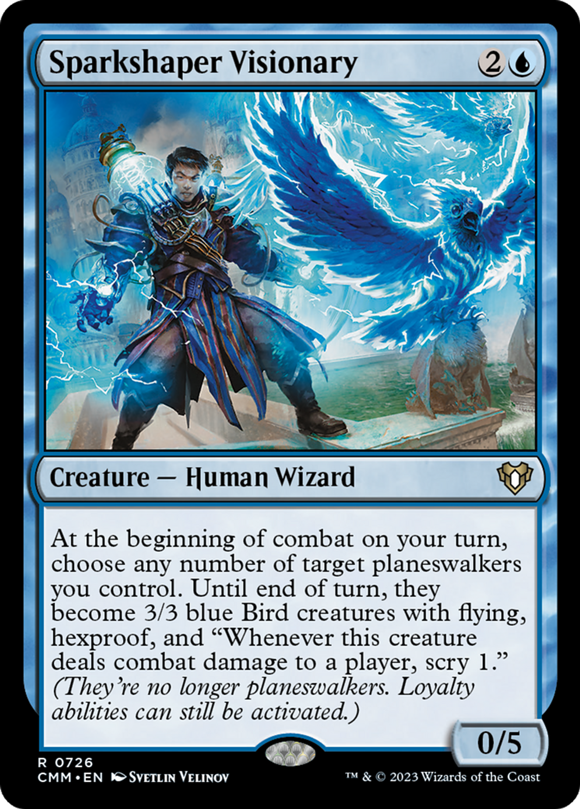 Sparkshaper Visionary — Commander Masters — Magic: The Gathering