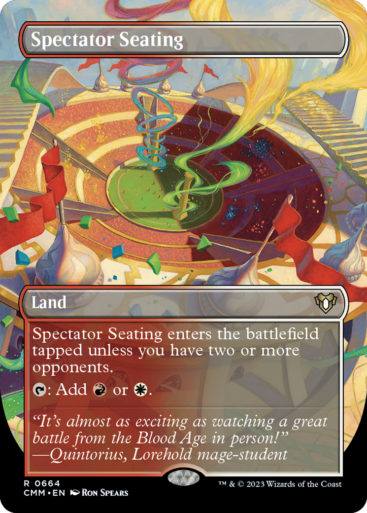 Spectator Seating — Commander Masters — Magic: The Gathering
