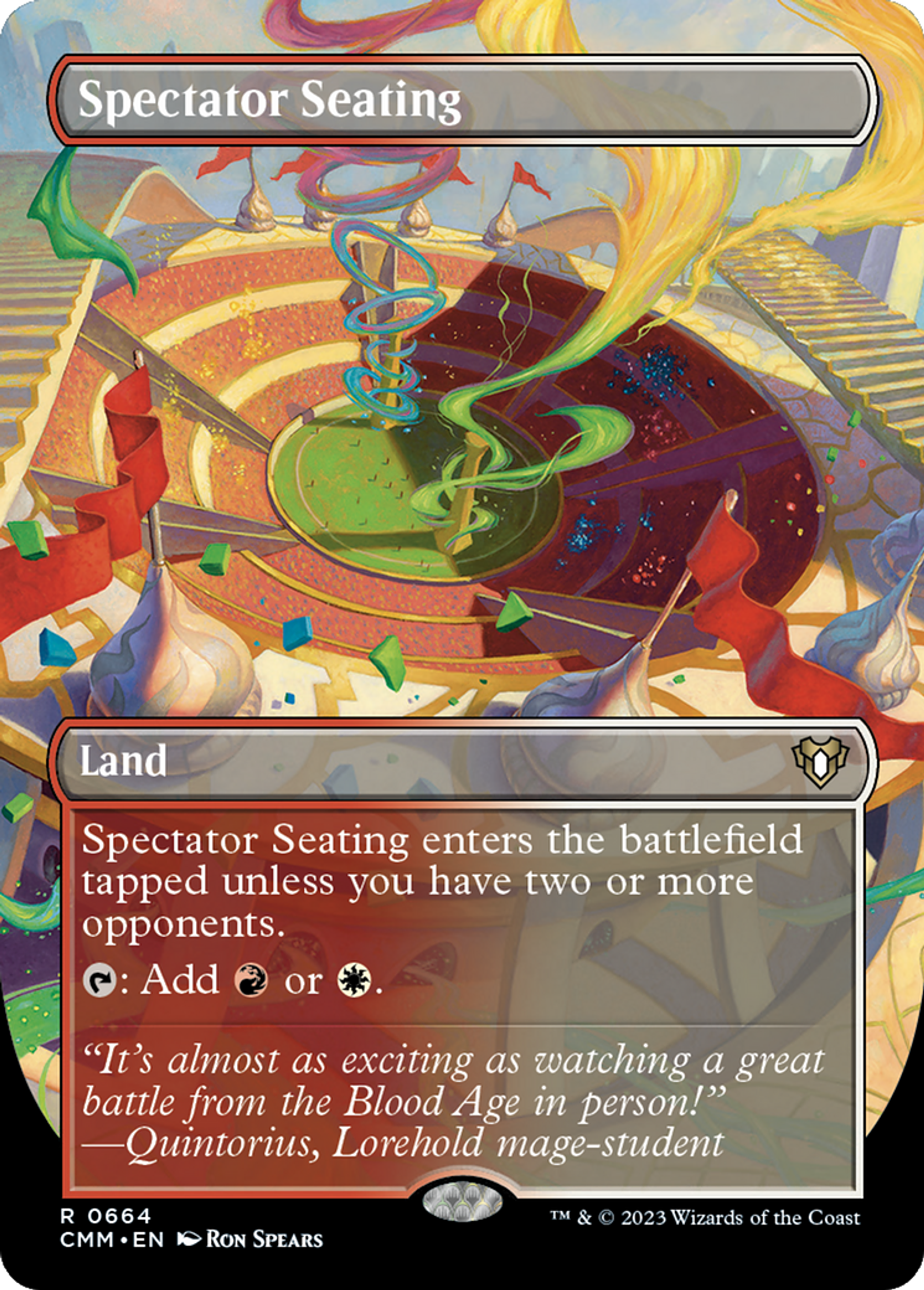 Spectator Seating — Commander Masters — Magic: The Gathering