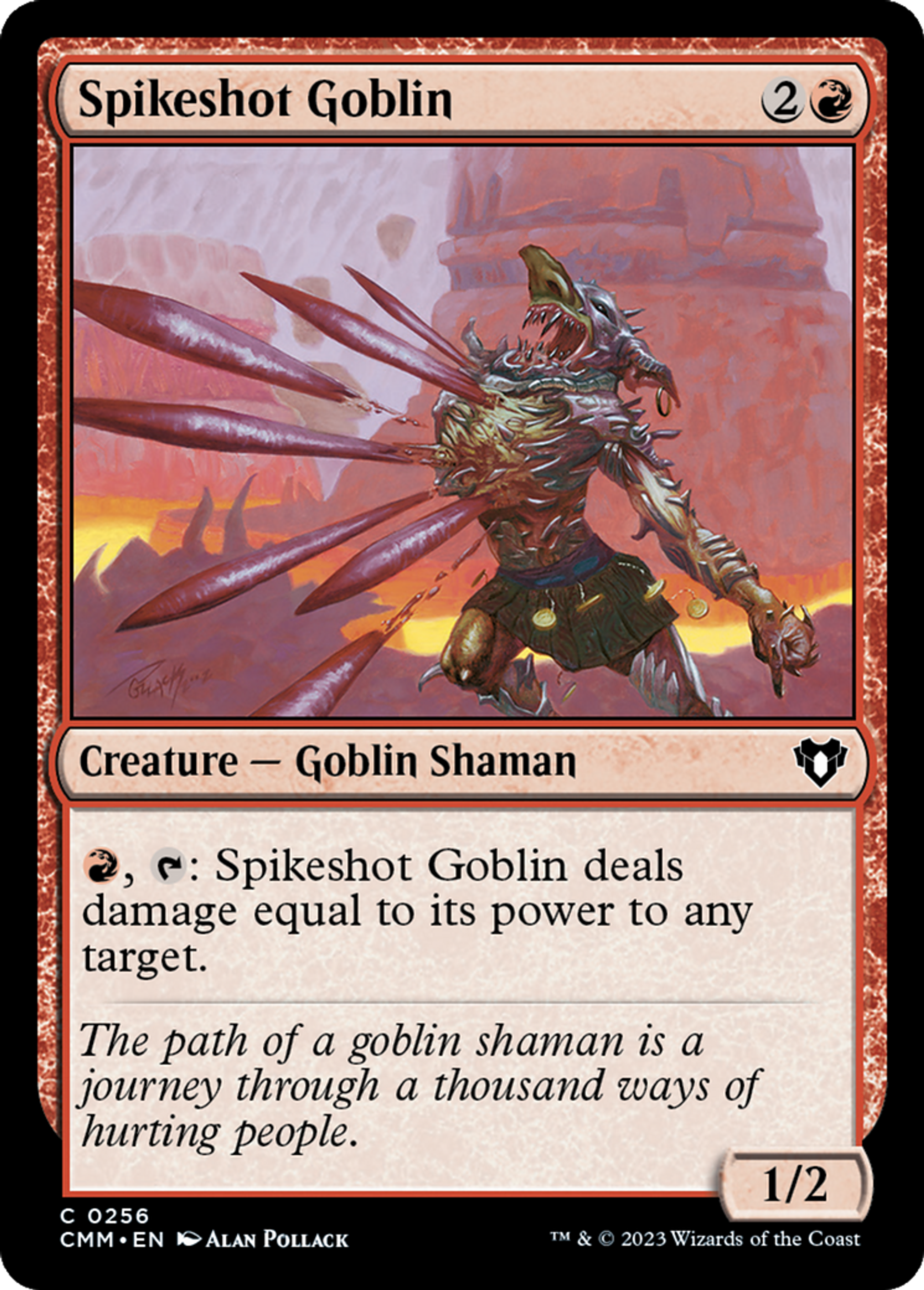 Spikeshot Goblin — Commander Masters — Magic: The Gathering