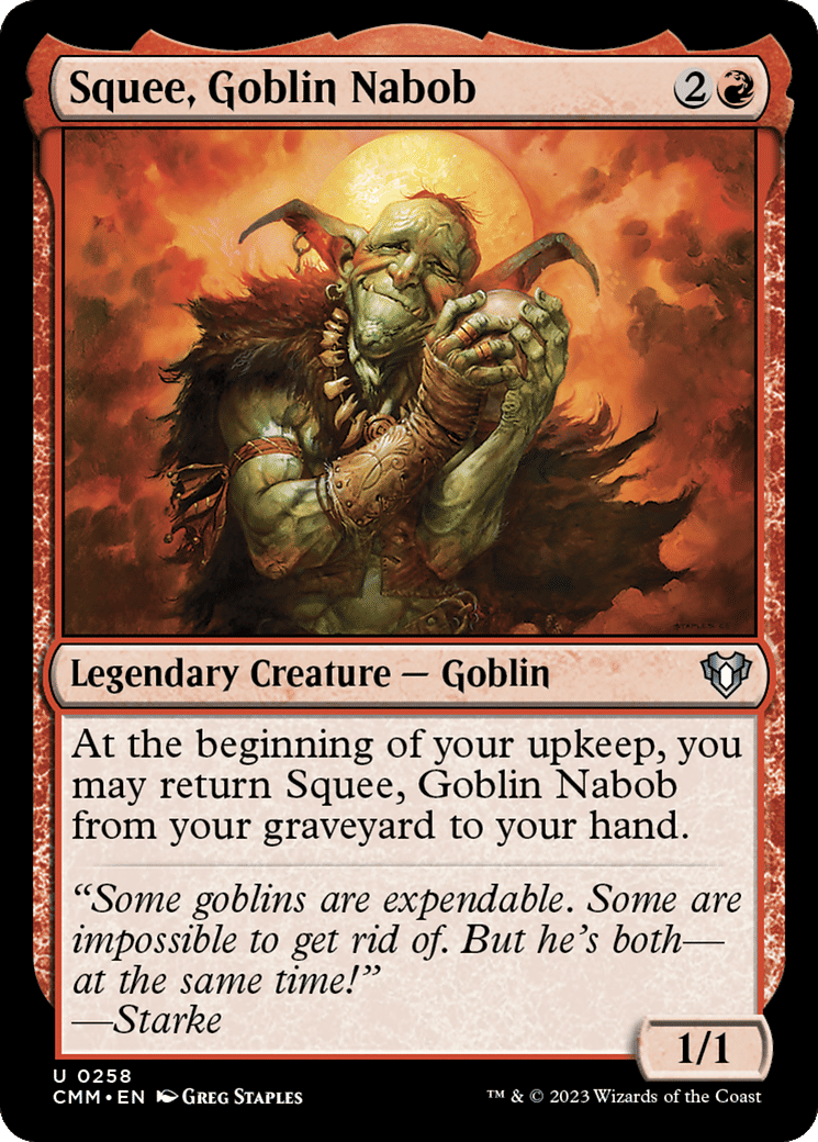 Squee, Goblin Nabob — Commander Masters — Magic: The Gathering