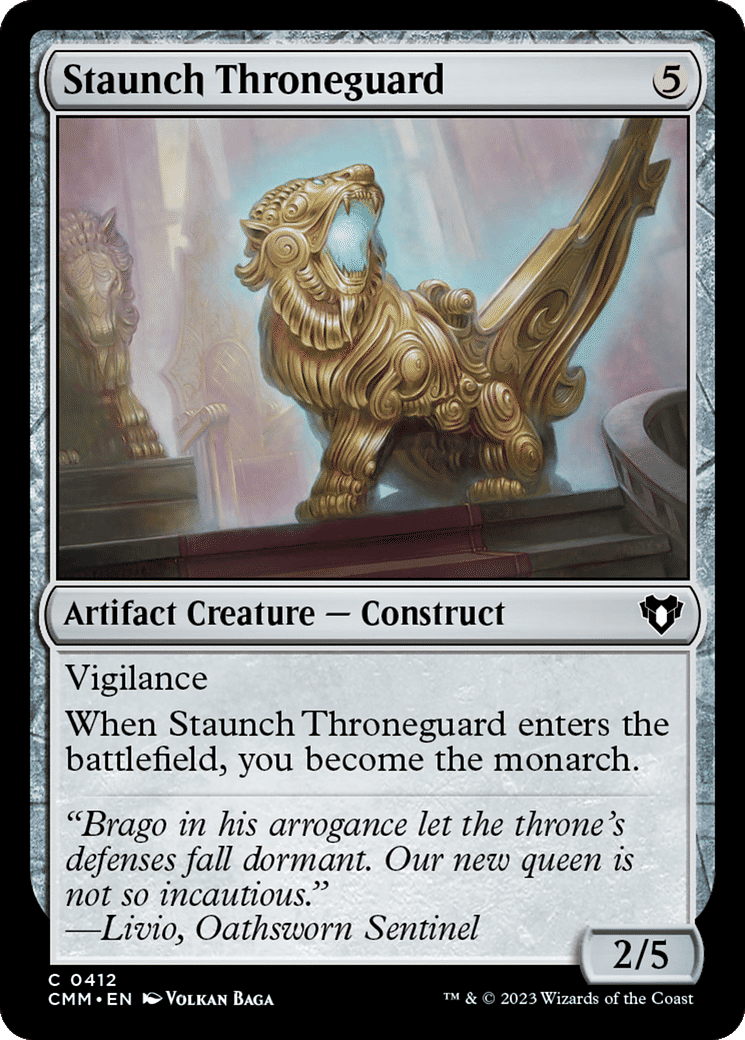 Staunch Throneguard — Commander Masters — Magic: The Gathering