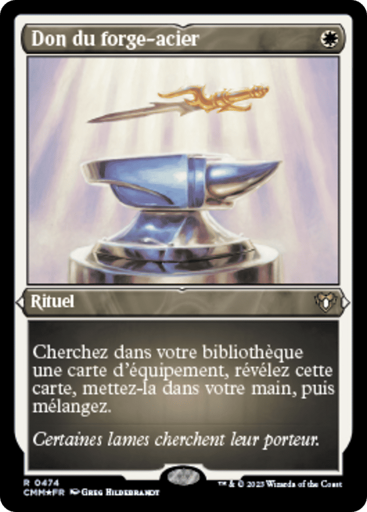 Don du forge-acier — Commander Masters — Magic: The Gathering