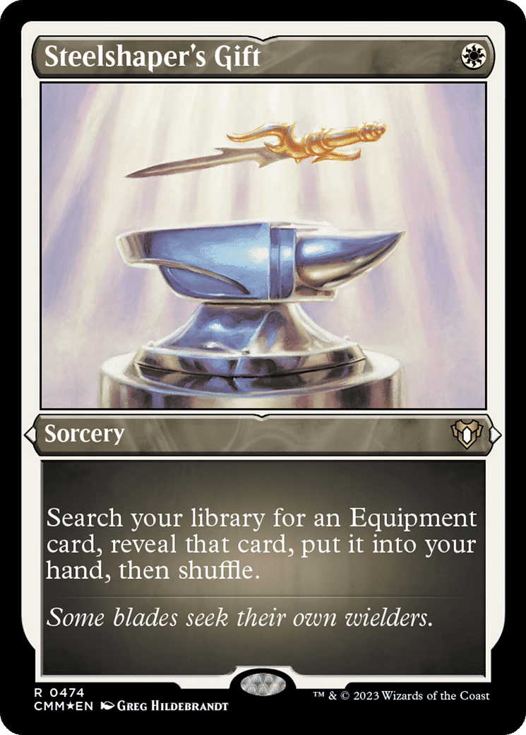 Steelshaper's Gift — Commander Masters — Magic: The Gathering