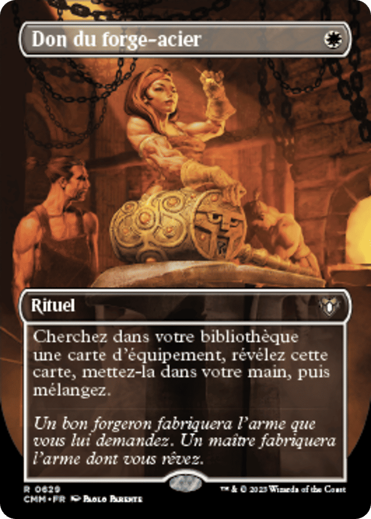 Don du forge-acier — Commander Masters — Magic: The Gathering