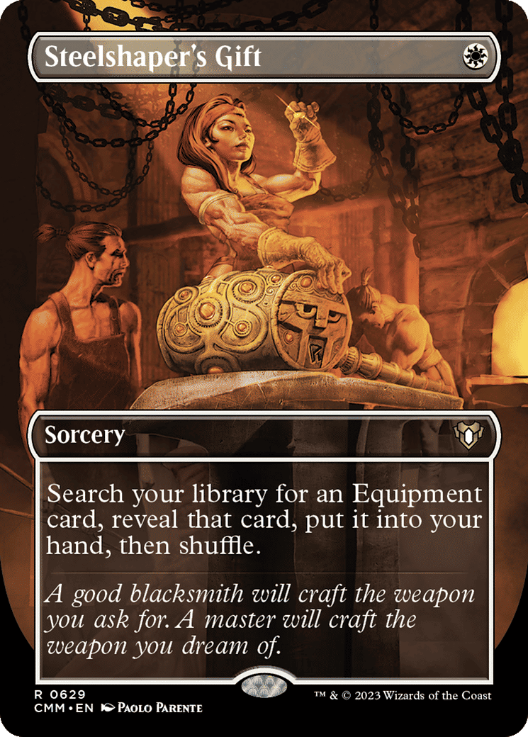 Steelshaper's Gift — Commander Masters — Magic: The Gathering