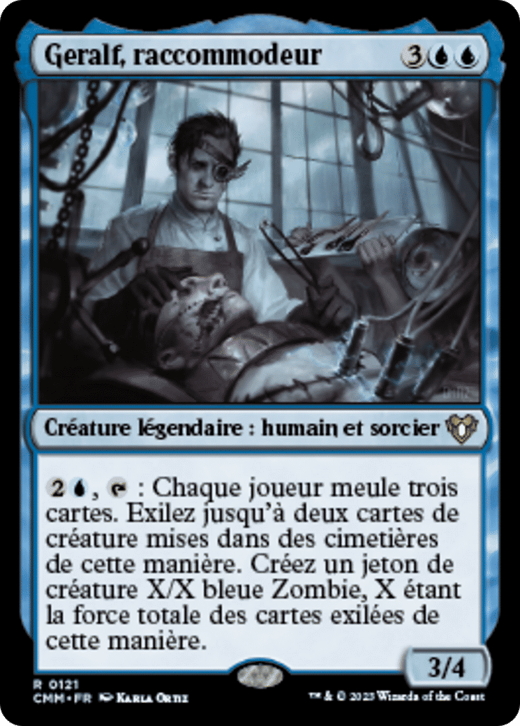 Geralf, raccommodeur — Commander Masters — Magic: The Gathering