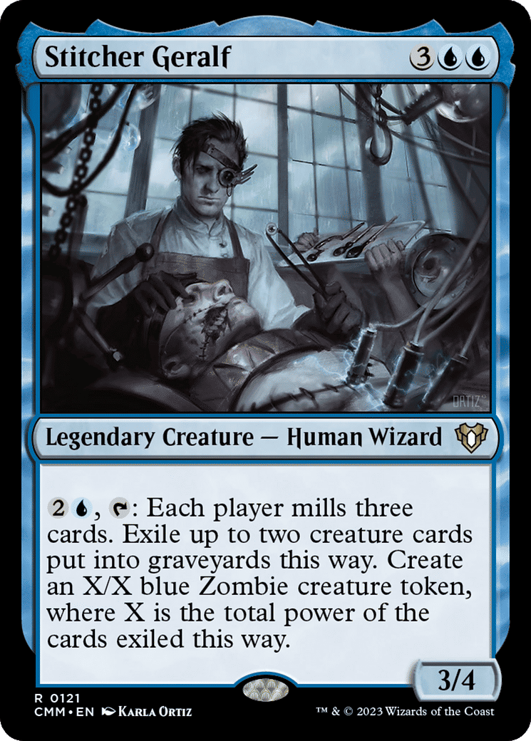 Stitcher Geralf — Commander Masters — Magic: The Gathering